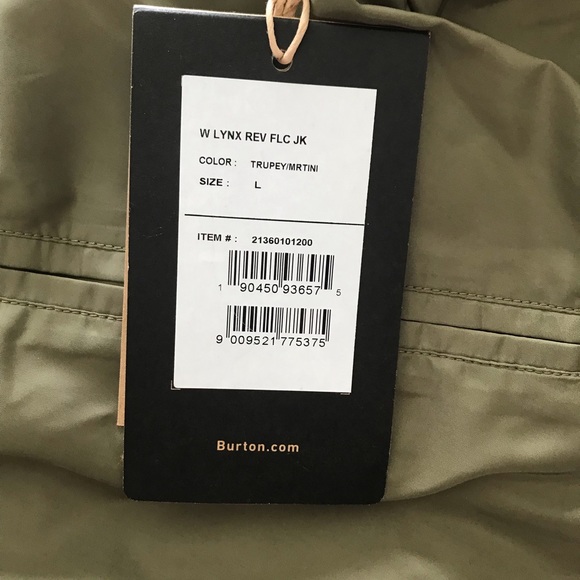 Burton Lynx Full Zip Reversible Fleece Jacket - Picture 7 of 9